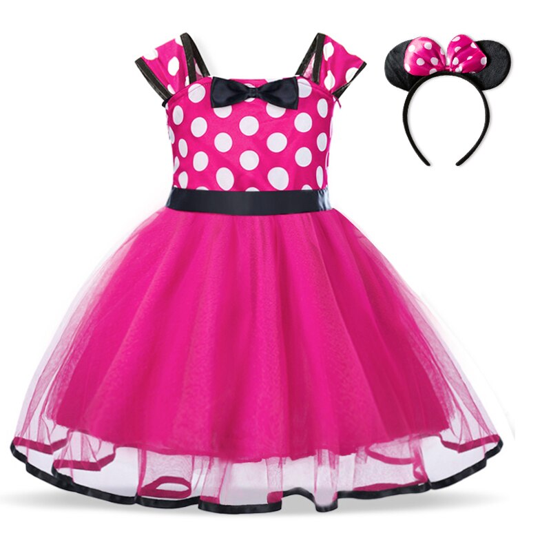 Girls Minnie Mouse Costume Dress