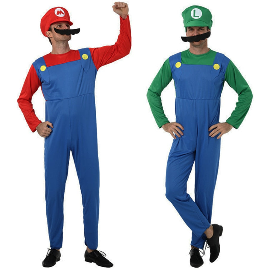 Super Mario and Luigi Costume Options