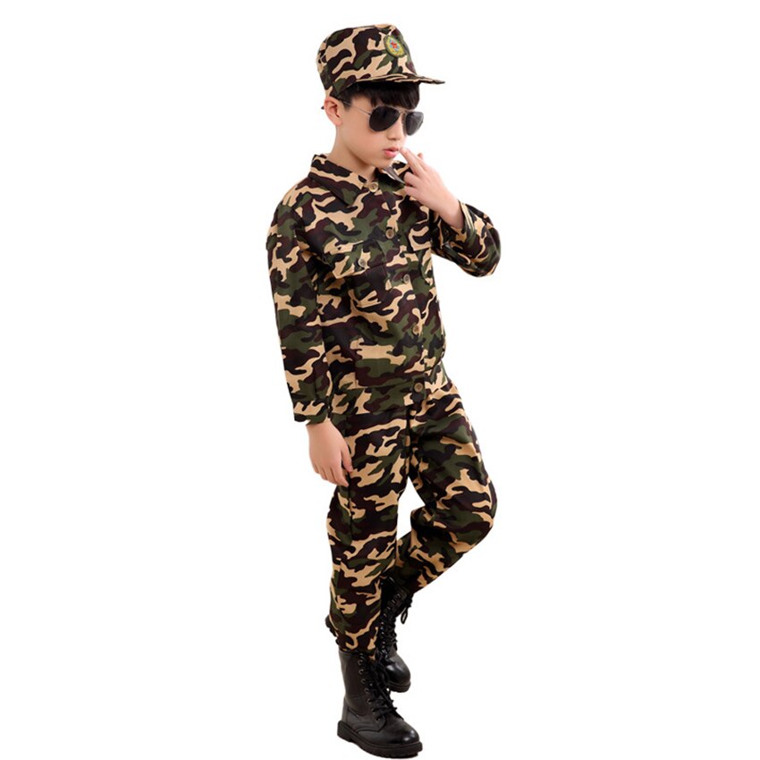 Kids Special Forces Costume Uniform
