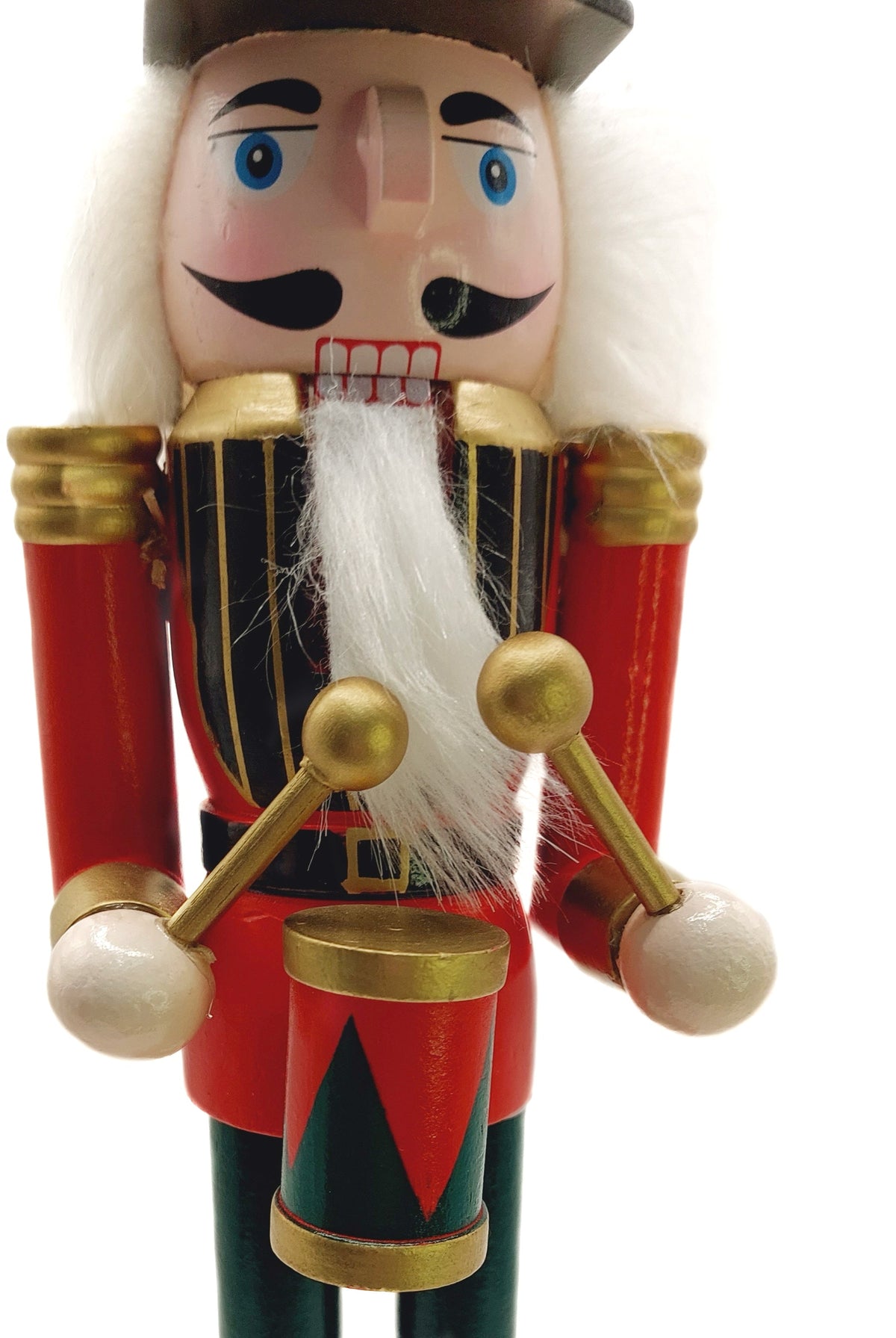 Black Top Hat Drummer Christmas Wooden Nutcracker 12 in by Wizardi F07M14-38-N01724C