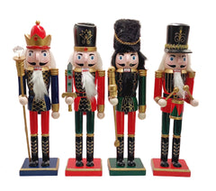 British Guard with Bearskin Hat Christmas Wooden Nutcracker 12 in by Wizardi F07M14-38-N01724D