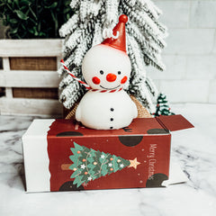 Snowman Candle