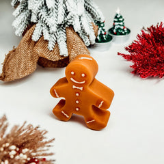 Gingerbread Man Candle