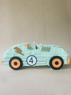 🏁 Vintage Race Car Piñata – Handmade Classic Car Piñata for Racing Parties & Car-Themed Birthdays
