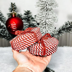Candy Cane Coaster 4pk