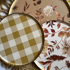 Fall Leaf Small Paper Plate (8pcs)