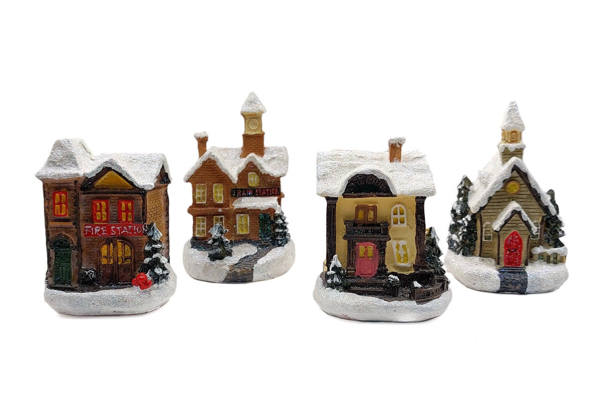 Fire Station Christmas Village
