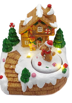 Gingerbread House. Christmas Village Wizardi F07-N1-13-2705A