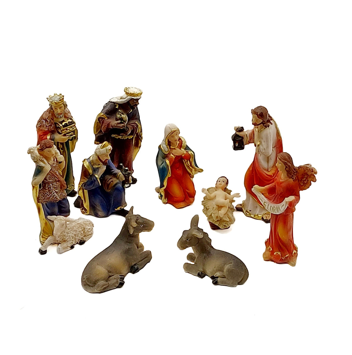 Holy Night Christmas Ornament Set. Festive Decoration