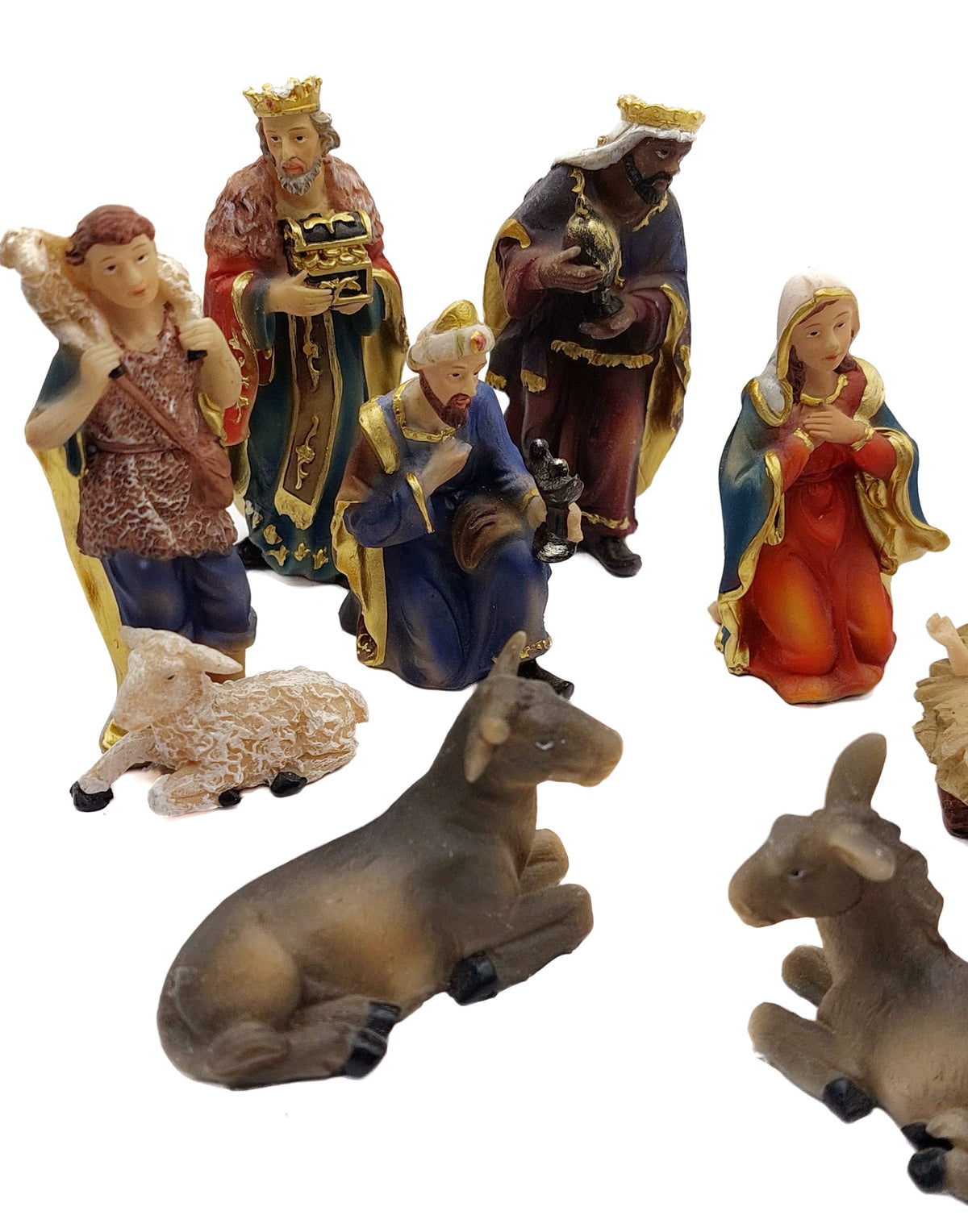 Holy Night Christmas Ornament Set. Festive Decoration