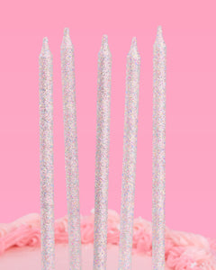 Shimmer Candles - iridescent glitter candles