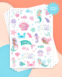 Mermazing Tats - 112 temporary tattoos
