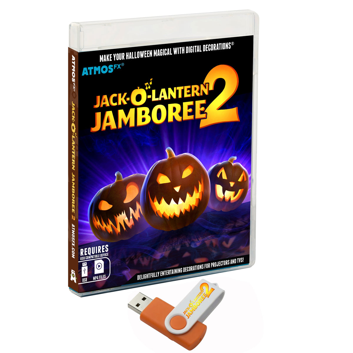 AtmosFX Jack-O-Lantern Jamboree 2 Halloween Digital Decoration on USB