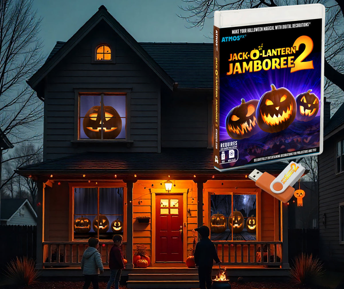 AtmosFX Jack-O-Lantern Jamboree 2 Halloween Digital Decoration on USB