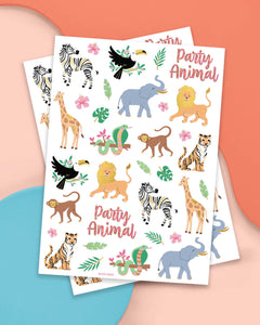 Pretty Wild Tats - 36 foil temporary tattoos