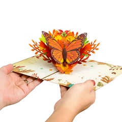 Fall Butterfly Pop Up Card