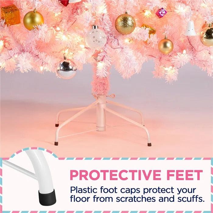 Lighted Artificial Spruce Christmas Tree
