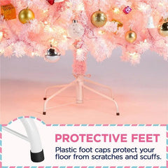 Lighted Artificial Spruce Christmas Tree