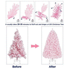 Lighted Artificial Spruce Christmas Tree