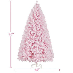 Lighted Artificial Spruce Christmas Tree