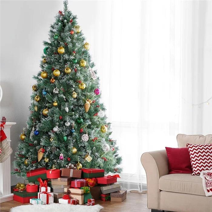 Lighted Artificial Spruce Christmas Tree