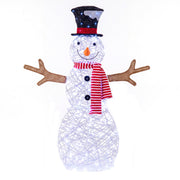Lighted Snowman Christmas Decoration with 80 LED Lights