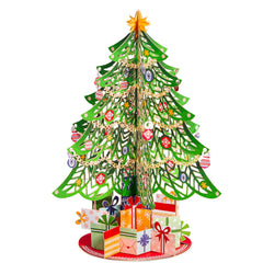 Christmas Tree Pop Up Card with Keepsake Gift