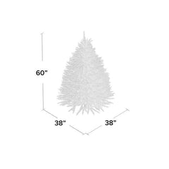 Matthias Patriotic Red, White & Blue Pre-Lit Christmas Tree, 5 to 7.5 ft