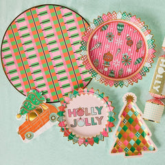 Christmas Plaid Holiday Placemats (10 count)