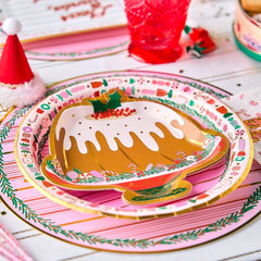 Peppermint Party Christmas Dinner Plates (10 count)