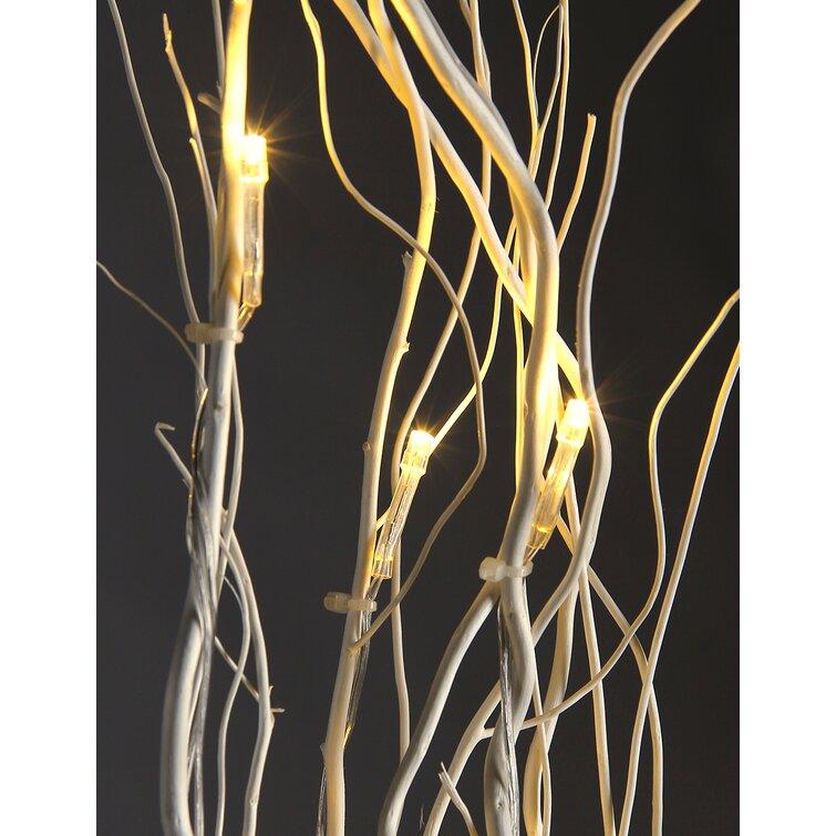 Battery-Operated Natural Willow Branches with 16 LEDs