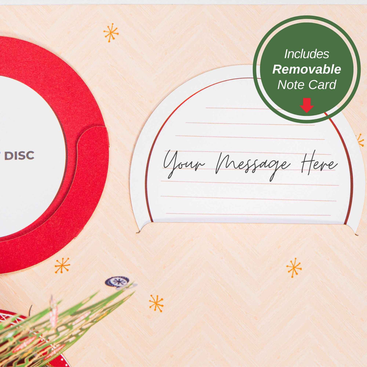 Christmas Tree Pop Up Card with Keepsake Gift