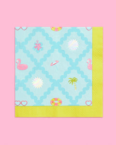 Pool Party Napkins - 24 paper napkins