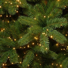 7.5 ft Downswept Douglas Fir Pre-Lit Christmas Tree, 3000 Dual Color Cosmic LEDs