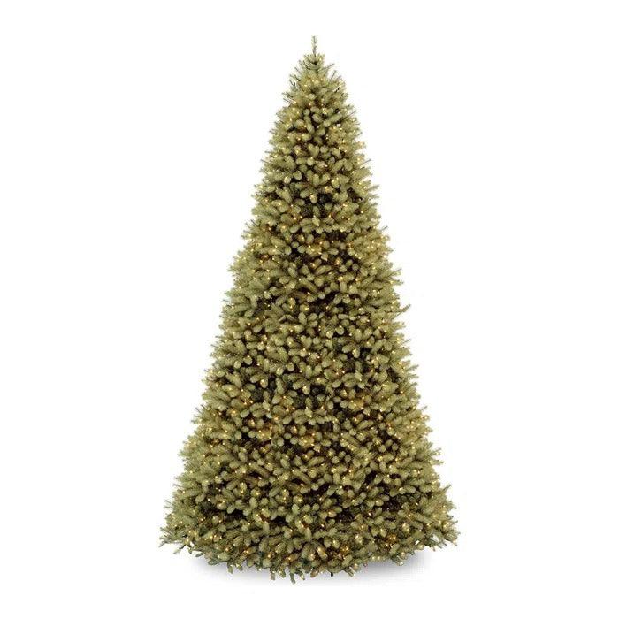 Downswept Douglas Fir Pre-Lit Christmas Tree with Dual Color LEDs, 9 to 10 ft