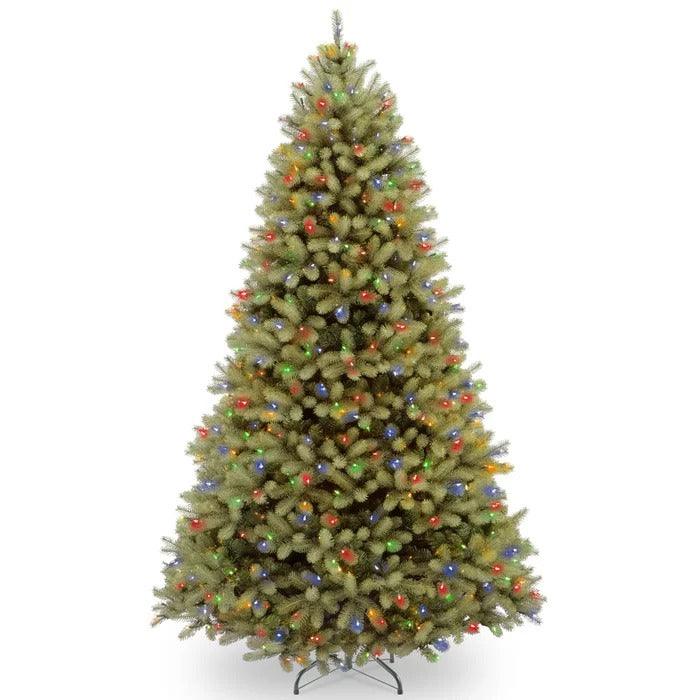 Downswept Douglas Fir Pre-Lit Christmas Tree with Dual Color LEDs, 9 to 10 ft