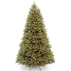 Downswept Douglas Fir Pre-Lit Christmas Tree with Dual Color LEDs, 9 to 10 ft