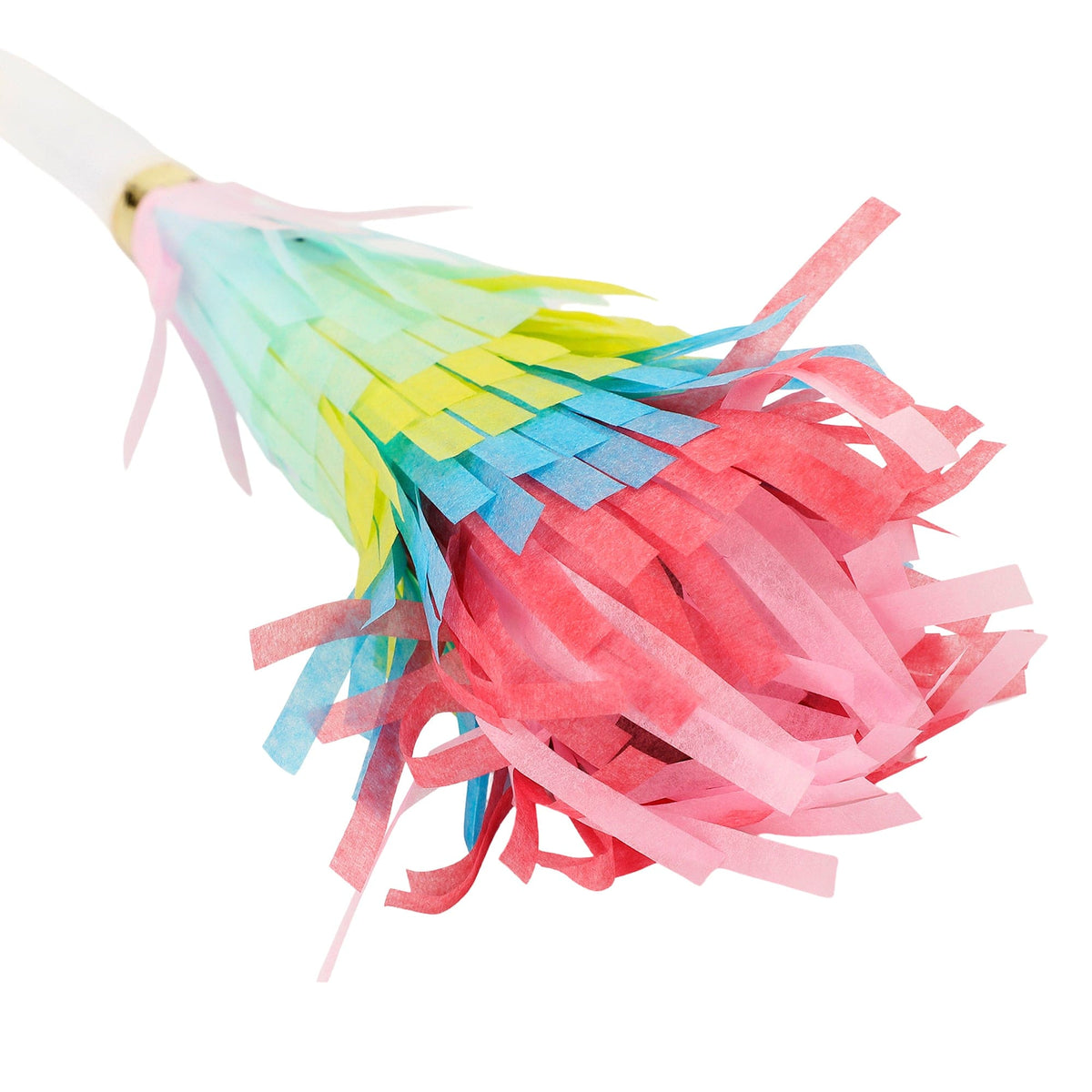 Confetti Burst Fringe Party Blowers (6 ct)