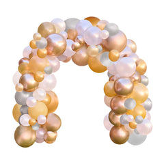 Gold & Silver Metallic Balloon Garland Kit (150 ct)