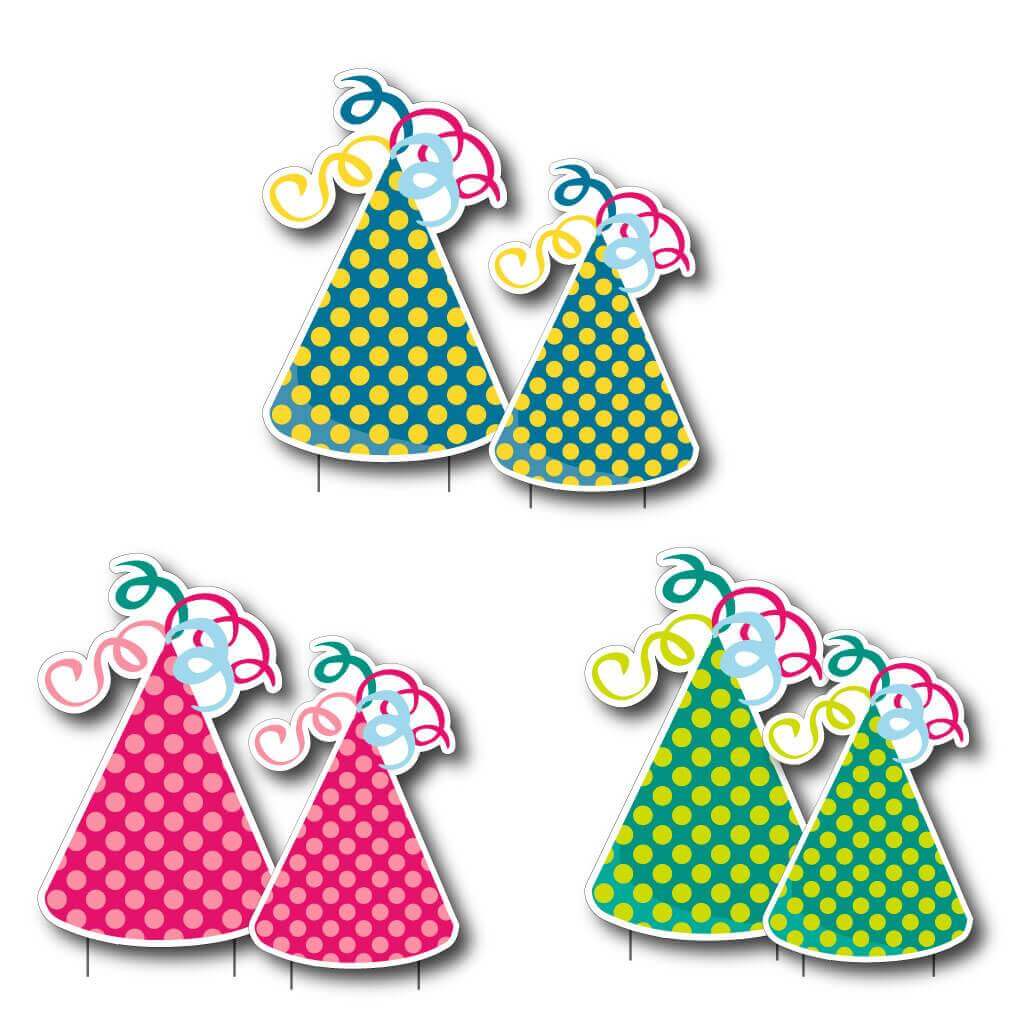 Birthday Party Hat Yard Greeting Accessories