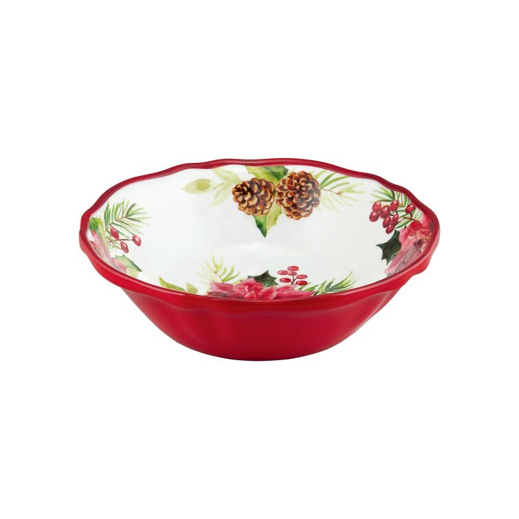 Poinsettias Dinnerware Set (Set of 16)