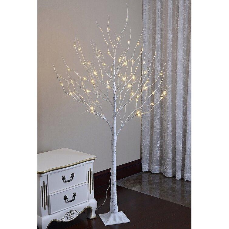 Pre-Lit Birch Tree with 72 LEDs