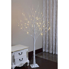 Pre-Lit Birch Tree with 72 LEDs