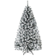 Snow-Flocked Artificial Christmas Tree, 340 Branch Tips