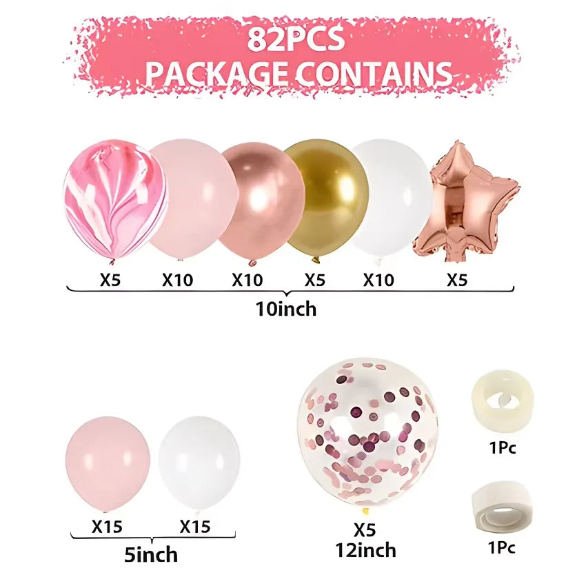 Party Balloon Decoration Set by Wizardi F07M2-33 EMB0132