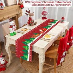 Christmas Decorative Table Runners, 12 Designs