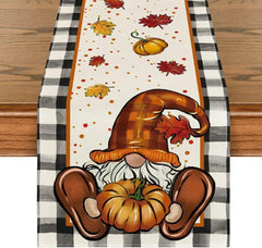 Autumn Thanksgiving Table Runners, 72 to 108 in