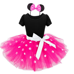 Girls Minnie Mouse Costume Dress
