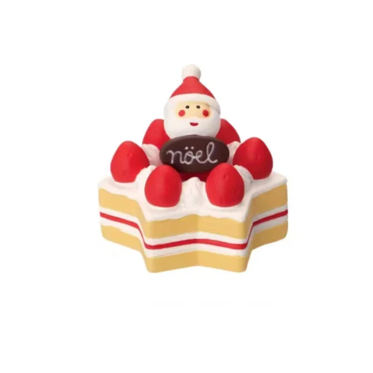 Christmas Resin Ornaments Home Scenes Trendy Toys Figurines Decorations ZAKKA Dolls Cats 2025 Small Ornaments