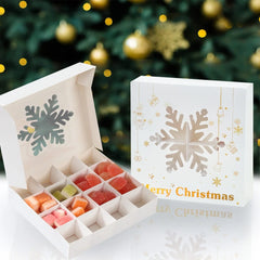 Christmas Cookie Box Candy Packaging Box Merry Christmas Decoration For Home 2025 Navidad Noel Xmas Tree Ornament Decor New Year